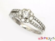 【送料無料】PT900 最高品質 ダイヤモンド 0.21/0.50ct リング GIA鑑 D.IF.3EX プラチナ #12 インターフローレンス 最高級グレード_画像1