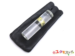 【送料無料】未使用・美品 本水晶 印材 15mm 28.9g 長さ60mm 丸形 クリスタル クオーツ 天然素材　01