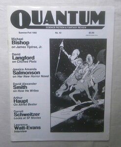 洋書 SF雑誌 Quantum 1992年 マイクル・ビショップ Michael Bishop/David Langford/Jessica Amanda Salmonson/ファンタジーアート