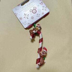 Disney Store Sketchbook Sketchbook Ornament Chip &amp; Dale фигура Рождество украшения