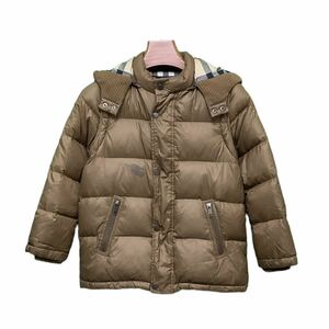 Burberry, バーバリー, キッズ, ダウンジャケット ,ブラウン ,キッズジャケット, 130サイズ