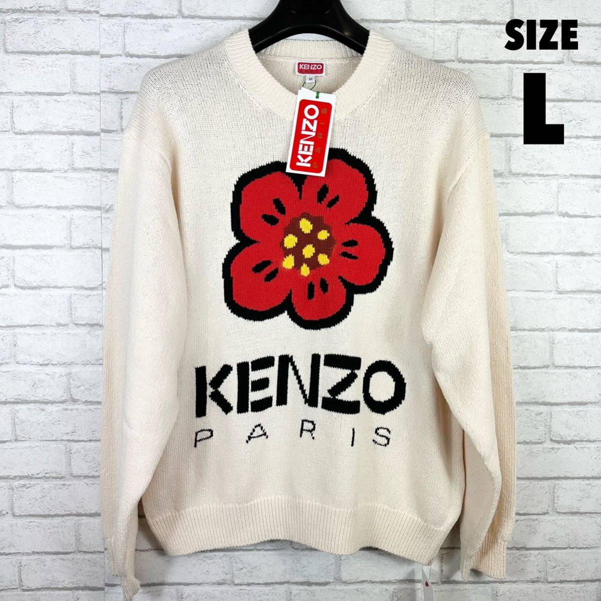 新品100%本物 KENZO FLOWER ニット セーター ケンゾー M｜PayPayフリマ