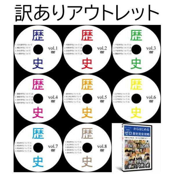 【サントップアウトレット】暗記カードを超えた！高校受験社会歴史DVD全