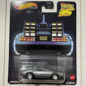 ★日本未発売 35周年記念品★ Back To The Future Time Machine ホットウィール バックトゥザフューチャー タイムマシーン デロリアンの画像1