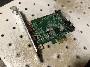 Windows11で動作確認済 PCI-Express x1接続 ieee1394bカード(XX220901)