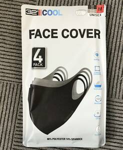 ［☆H 9110］新品未使用 32°COOL FACE COVER Mサイズ 4枚セット 定価1498 コストコ仕入れ 飛沫防止 スポーツ プレゼント フリマ 