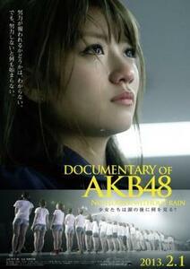 DOCUMENTARY OF AKB48 NO FLOWER WITHOUT RAIN 少女たちは涙の後に何を見る? レンタル落ち 中古 DVD ケース無