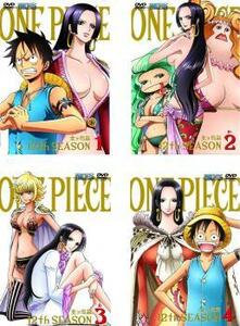 ONE PIECE ワンピース 12thシーズン 女ヶ島篇 全4枚 第408話～第421話 レンタル落ち 全巻セット 中古 DVD ケース無