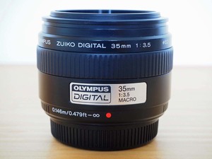 オリンパス ズイコーデジタル ZUIKO DIGITAL 35mm F3.5 MACRO レンズ