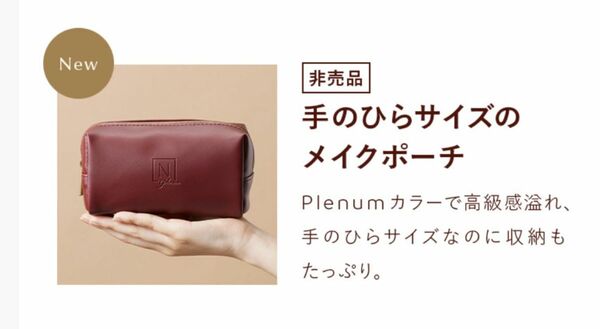 N organic plenum 非売品ポーチ