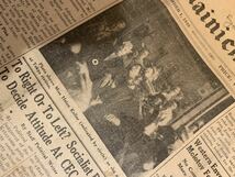 戦時後 1948年 毎日新聞 写真 ヘレンケラー 当時物 歴史資料 戦争 レア まとめ 英字新聞 ヴィンテージ アンティーク 写真 米軍 記事 5枚_画像3