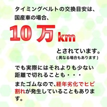 タイミングベルト交換セット トヨタ ランドクルーザープラド KZJ95W/前期 H08.04～H12.06用 4点セット_画像6