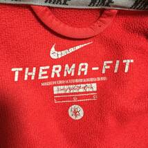 NIKE THERMA-FIT ナイキ サーマフィット ジャージパーカー 赤 メンズLサイズ スポーツウェア バスケットボール サッカー 野球_画像8