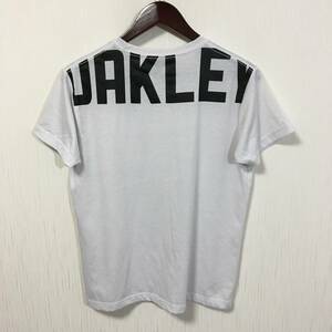 OAKLEY　オークリー　半袖Tシャツ　ビックロゴ　白/ホワイト　メンズSサイズ