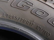 285/70R17　121/118Q 2021年09週 【11.7㎜分山】 BFGoodrich Mud-Terrain T/A KM3　マットテレーン４本セット♪　　_画像9