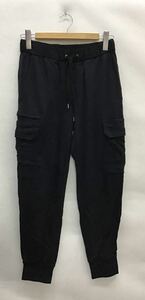 20230930【MOVE】モーヴ HELIX WOOL JERSEY Cargo Jogger Pants ウール カーゴパンツ 44 ブラック PT-011HW