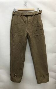 20230929【COLIMBO】コリンボ ボトム M コットン ブラウン M/C PANTS