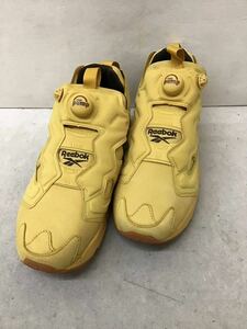 20230905【Reebok】リーボック INSTAPUMP FURY OG インスタポンプフューリー ローカットスニーカー 27 イエロー gx6341