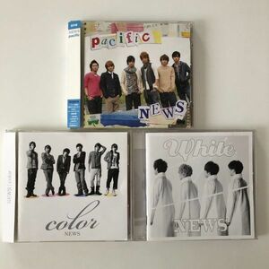 B19937　中古CD　pacific+color+White 　NEWS　3枚セット