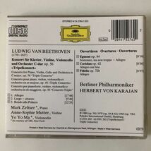 B19952　CD（中古）輸入盤　Triple Concerto Ludwig van Beethoven, Herbert von Karajan 他_画像2