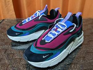 最後 27.5cm相当 NIKE AIR MAX FURYOSA WMNS/28cm 検 厚底 希少 ビッグサイズ エアマックス フュリオサ ナイトグリーン ブラック 黒