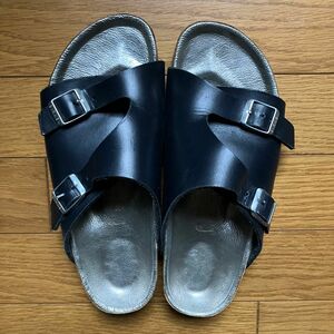 BIRKENSTOCK ビルケンシュトック チューリッヒ サイズ39 レア ネイビー×シルバー やや劣化