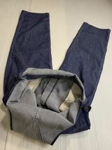 70's ヴィンテージ SEARS シアーズ　PRE SHRUNK DENIM バッドダイ　濃紺デニム　オーバーオール　サロペット　オールインワン　約92cm_画像7