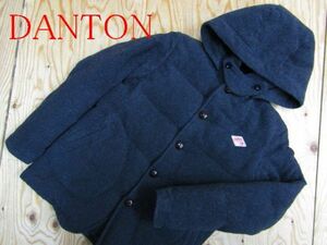 ★DANTON ダントン×BEAMS ビームス別注★JD-8855 ウールモッサ ダウンジャケット 34★R50917054A