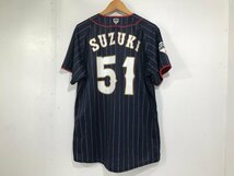 【TAG・中古品】☆asics 侍ジャパン ユニフォーム ＃51 鈴木誠也 プレミア12 2019年 Mサイズ 紺☆123-230630-SS-19-TAG_画像2