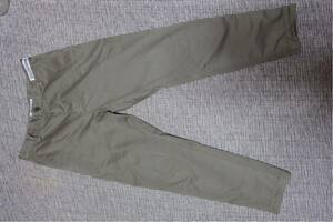 UNIVERSAL PRODUCTS ユニバーサルプロダクツ ORIGINAL TAPERED CHINO TROUSERS Sサイズ 1LDK 171-60509 チノパン　ワークパンツ