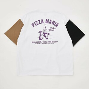 中古 ロデオクラウンズ RODEOCROWNS メンズ PIZZA MANIA S／S Tシャツ Mサイズ トップス 半袖 定価3289円 の画像1