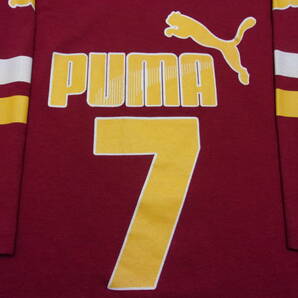 80s PUMA フットボールシャツ S 80年代 USA製 プーマ ナンバリング 7 FOOTBALL 七分袖 Tシャツ トップス VINTAGE ビンテージ US古着の画像8