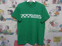 70s VANS Tシャツ L 70年代 USA製 STEDMAN バンズ VINTAGE ビンテージ 古着 oldsk8 oldskool dogtown powell santa cruz mongoose bmx レア_画像1