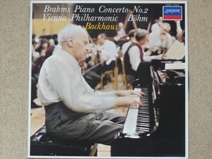 【LP】 ブラームス　ピアノ協奏曲 第2番 ／ バックハウス（p）／ カール・ベーム（指揮）／ ウィーン・フィル　　 　　L18C 5016