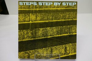 [TK2902LP] LP STEPS/STEP BY STEP 国内盤 ジャケット準美品 盤面まずまず良好 再生良好 ライナーノーツ ジャズ・フュージョン レア！