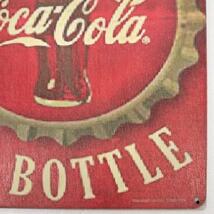 (84) コカ・コーラ Coca-Cola ベニヤ 看板 プレート レトロ_画像5