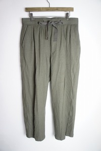 美品21AW RAINMAKER レインメーカー COMPRESSED WOOL EASY TROUSERS ウール イージー パンツ RM212-042 灰831N■K2