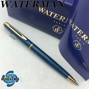 ★D07124/WATERMAN ウォーターマン/シャープペンシル/メトロポリタン エッセンシャル/マーブル/ブルー×ゴールド/箱付/動作未確認