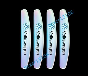  Volkswagen * side door guard car edge guard door guard reflection body fluorescence sticker protection scratch dent scratch prevention nighttime reflection 4 pieces set 