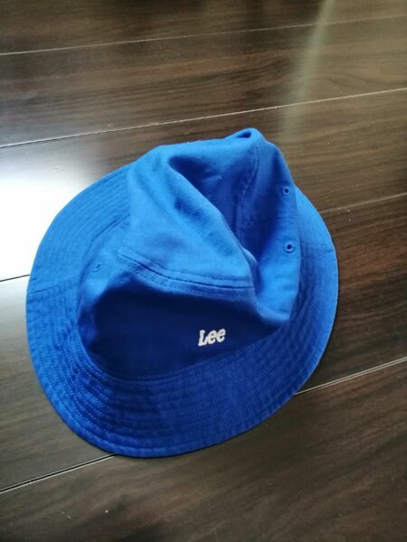 再再値下　美品　Lee　帽子　約58センチ　青