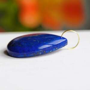 K10 natural lapis lazuli pendant top natural less processing lapis