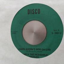 ◆即決◆ULTRA RARE◆DEEP FUNK SWEET SOUL◆◆JAMES & THE INCREDIBLE SHOWMEN◆◆JAMES BROWN'S BOO-GA-LOO/TO LOVE TO LOVE◆ORIGINAL◆_画像1