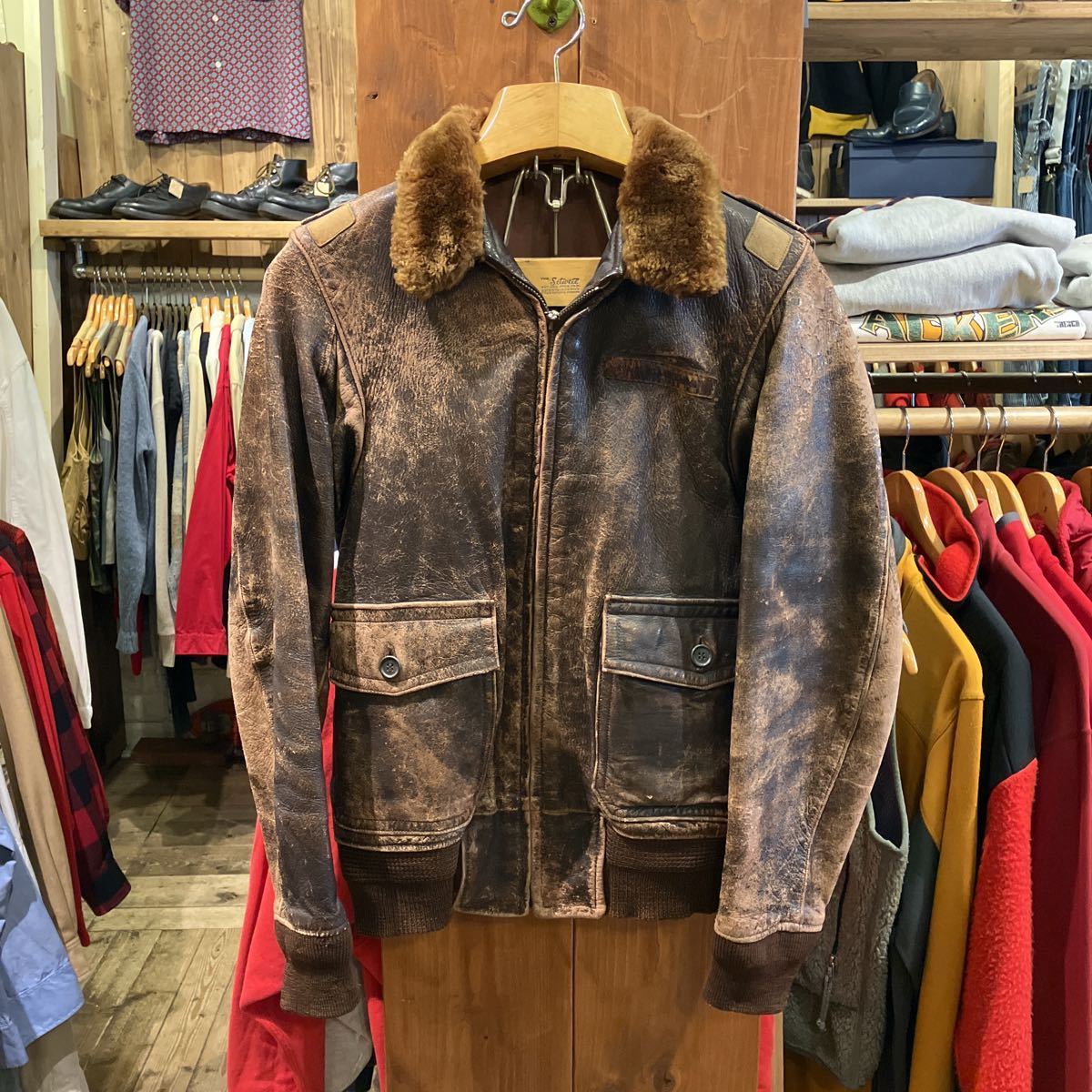 2023年最新】Yahoo!オークション -g-1 フライトジャケット m422aの中古