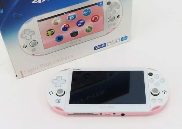 PS vita PCH-2000 Wi-Fiモデル ライトピンク 8GBメモカ付-