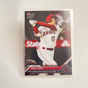 ★ 送料無料 ホームラン王 2023 MLB TOPPS NOW 大谷翔平 #517 30号 ホームラン Topps Shohei Ohtani シングルカード MLB エンゼルスangels