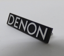 ■DENON アルミ エンブレム ロゴプレート 幅38mm_画像3