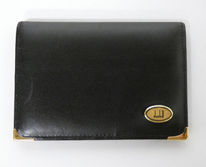 #dunhill Dunhill card-case business card case leather black 