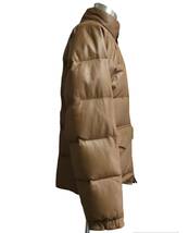 送料込み、即決　A BATHING APE LEATHER CLASSIC DOWN JACKET アベイシングエイプ ダウンジャケット 牛革　カウハイド　茶 ブラウン L_画像2