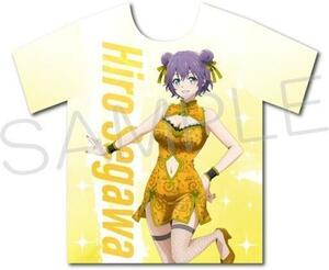 【新品】瀬川ひろ チャイナドレス姿 フルグラフィックtシャツ アニメカッコウの許嫁 フルグラフィックtシャツ フリーサイズ