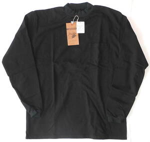 新品★ANDFAMILYS アンドファミリー High-Neck L/S Tee XX-21021 ハイネック 長袖Tシャツ ロングスリーブ 黒 M ￥15180円